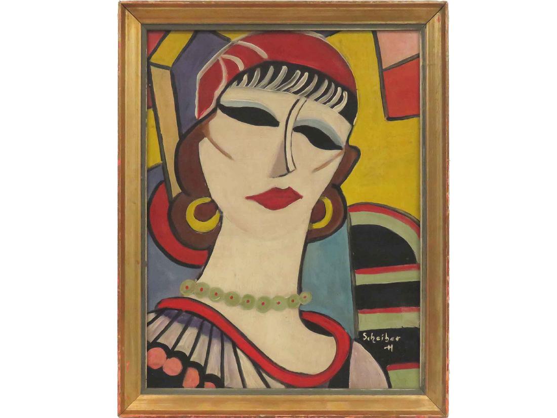 HUNGARIAN SCHOOL (20TH CENTURY) OIL ON PANEL, UNTITLED (1 of 3)