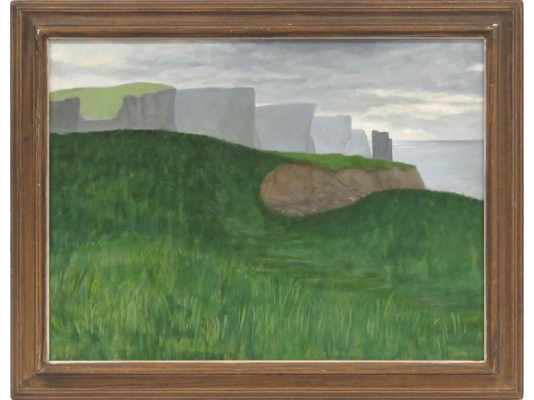 ROBERT ANGELOCH (AMERICAN 1922-2011), OIL ON PANEL, (1 of 2)