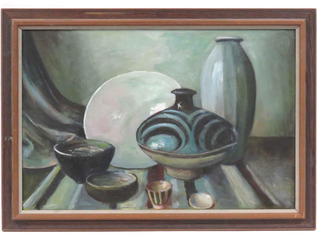 GUY WORSDELL (ENGLISH 1908-1976), OIL ON PANEL, BERNARD (1 of 2)