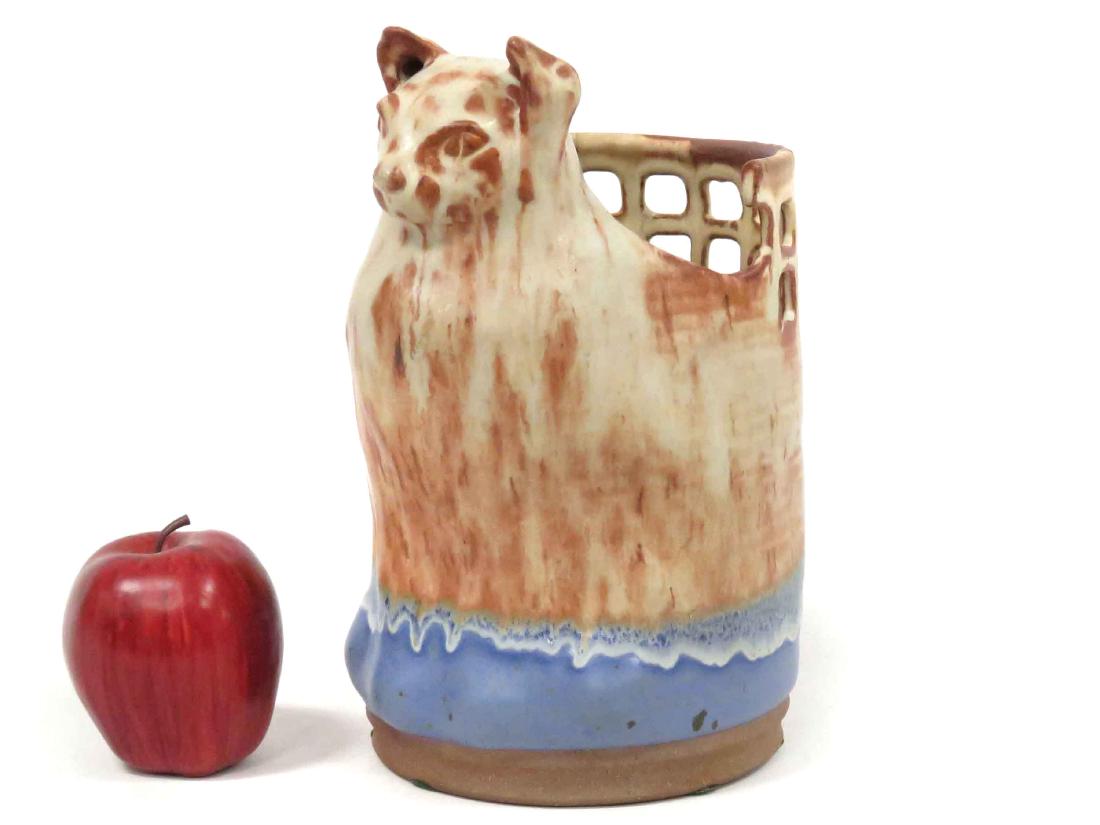 THOMAS REECE , GLAZED STONEWARE FIGURAL (1 of 4)