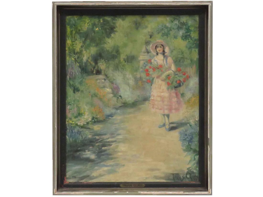 TRUUS CLAES (BELGIUM 1890-1954), OIL ON CANVAS, (1 of 2)