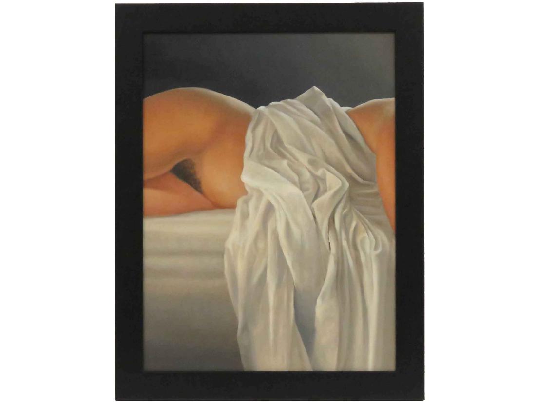 ERIC ANGELOCH (AMERICAN 1960-), OIL ON CANVAS, "INTO A (1 of 2)