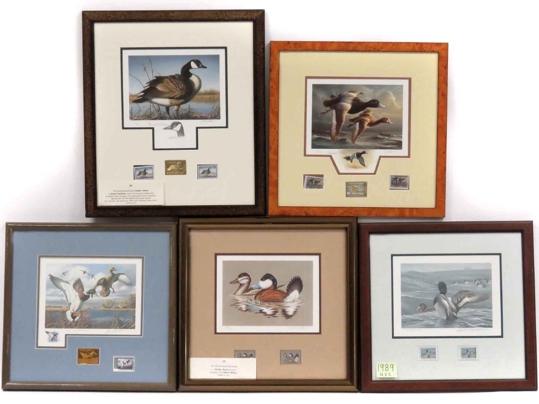 LOT (5) FEDERAL & NY DUCK STAMPS AND PRINTS INCLUDING (1 of 1)