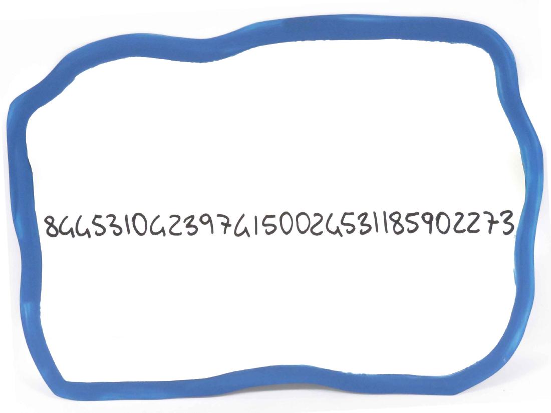 MICHELANGELO PISTOLETTO (ITALIAN 1933-), ACRYLIC ENAMEL (1 of 2)