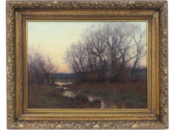 WILLIAM MERRITT POST (AMERICAN 1856-1935), OIL ON