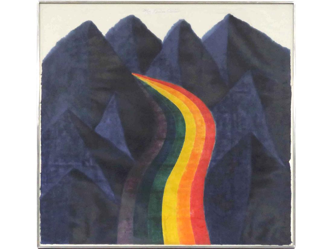 CAROL SUMMERS (AMERICAN 1925-2016), WOODCUT LAID ON (1 of 4)