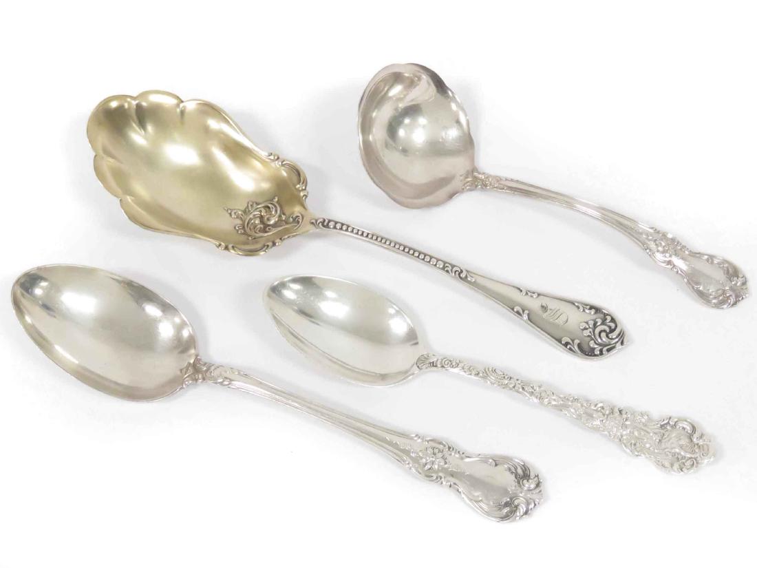 LOT (4) STERLING SERVING PIECES INCLUDING TOWLE (1 of 1)