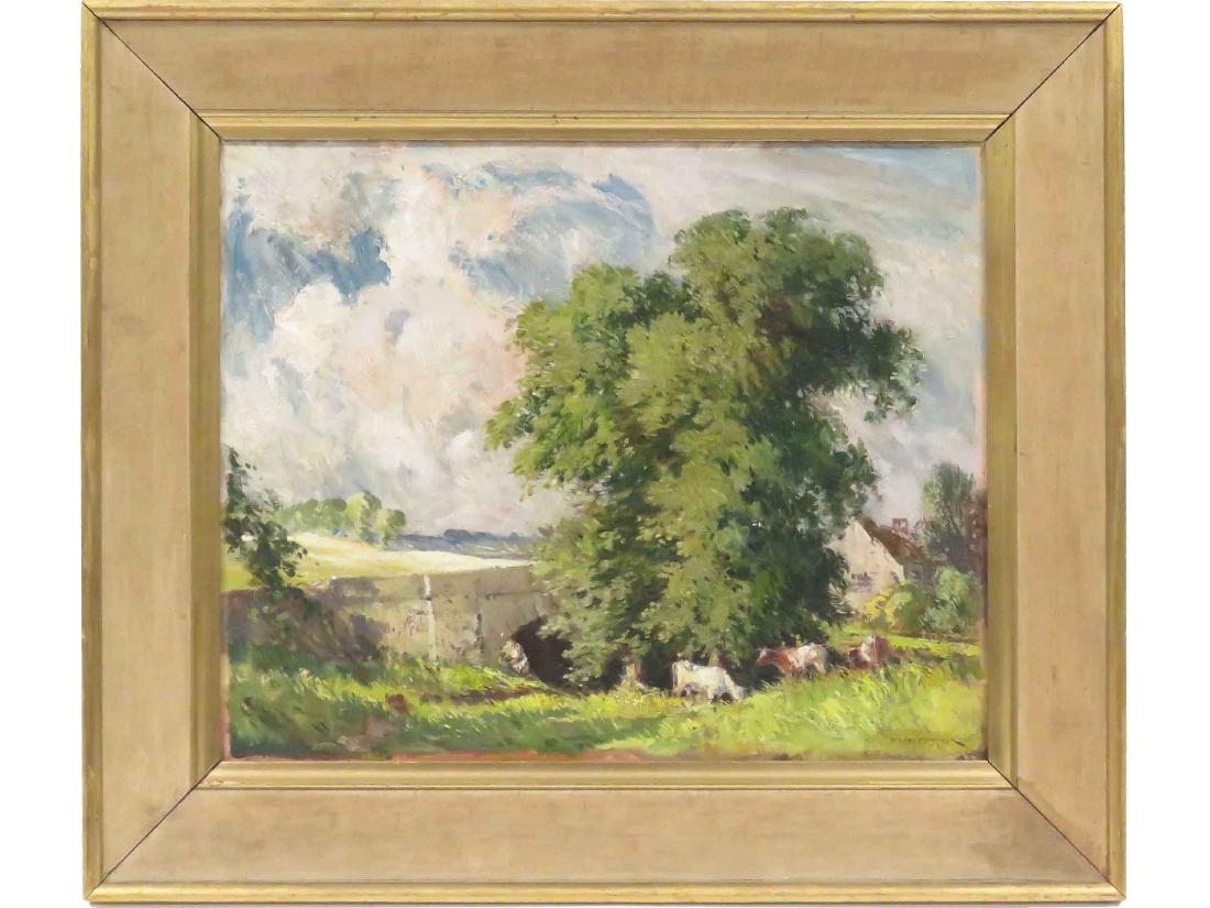 PERCY LANCASTER (BRITISH 1878-1951), OIL ON CANVAS, (1 of 4)