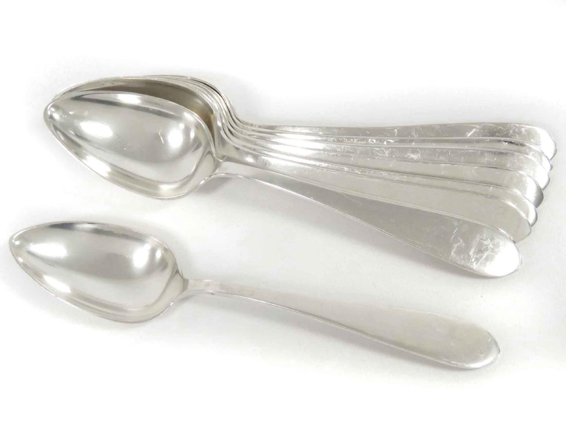 SET (8) GORHAM STERLING "MOTHERS" TEASPOONS, DATE MAR H (1 of 1)