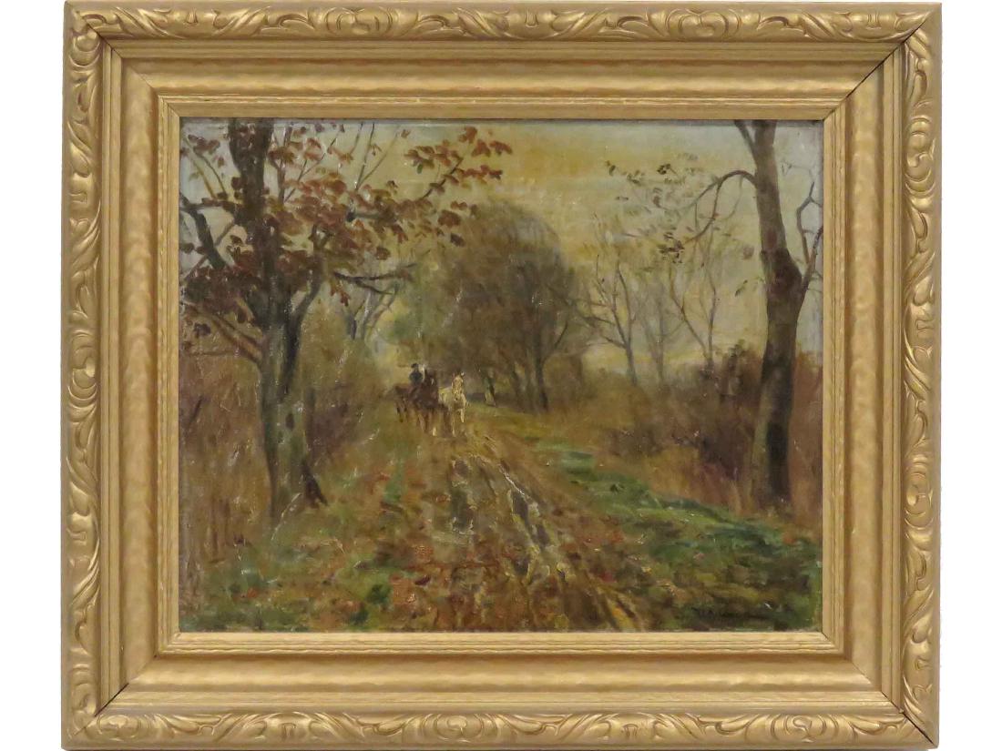 ATTRIBUTED TO ISAAC LEVITAN (RUSSIAN 1860-1900), OIL ON (1 of 4)