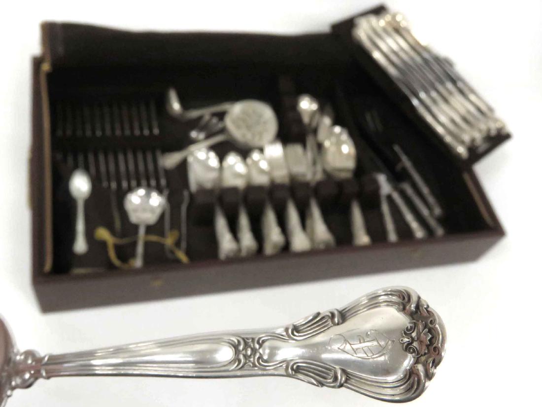 SERVICE (10) GORHAM "CHANTILLY" FLATWARE WITH EXTRAS (1 of 3)