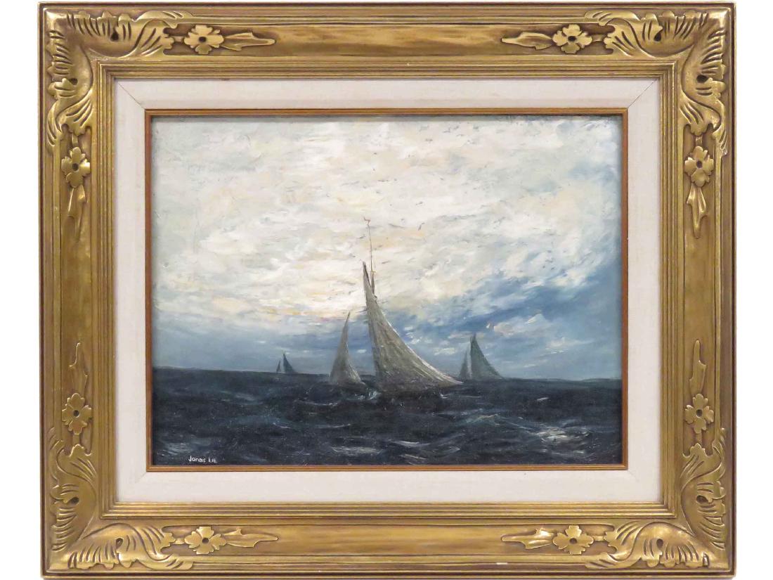 ATTRIBUTED TO JONAS LIE (AMERICAN 1880-1940), OIL ON (1 of 4)