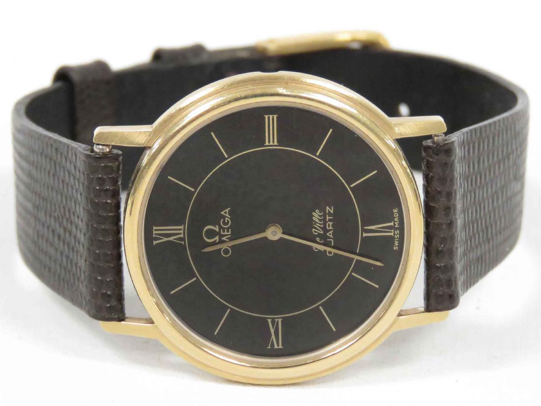 OMEGA SWISS "DE VILLE" QUARTZ WRISTWATCH, #1365: OMEGA SWISS "DE VILLE" QUARTZ WRISTWATCH, #1365