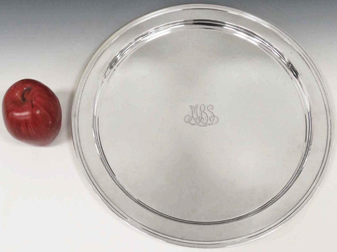 TIFFANY & CO MAKERS STERLING COCKTAIL TRAY, (1 of 2)