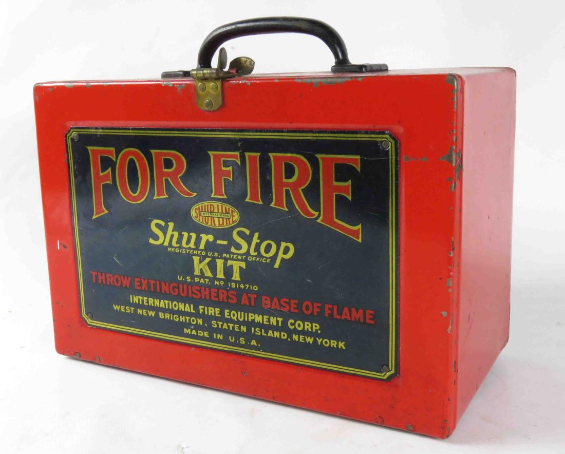 SHUR-STOP FIRE GRENADE KIT. 8 1/4 X 12 1/4" (PAINT: SHUR-STOP FIRE GRENADE KIT. 8 1/4 X 12 1/4" (PAINT CHIPS)