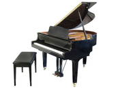 YAMAHA MOD A1-SILENT SERIES BLACK LACQUER 5' BABY GRAND