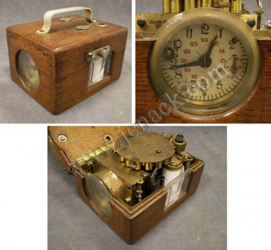 Vintage Benzing 7 Jewel Pigeon Timing Clock