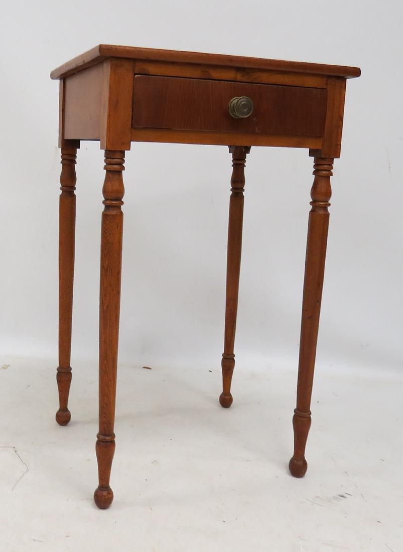 AMERICAN SHERATON CARVED CHERRY/MAHOGANY SINGLE DRAWER (1 of 4)