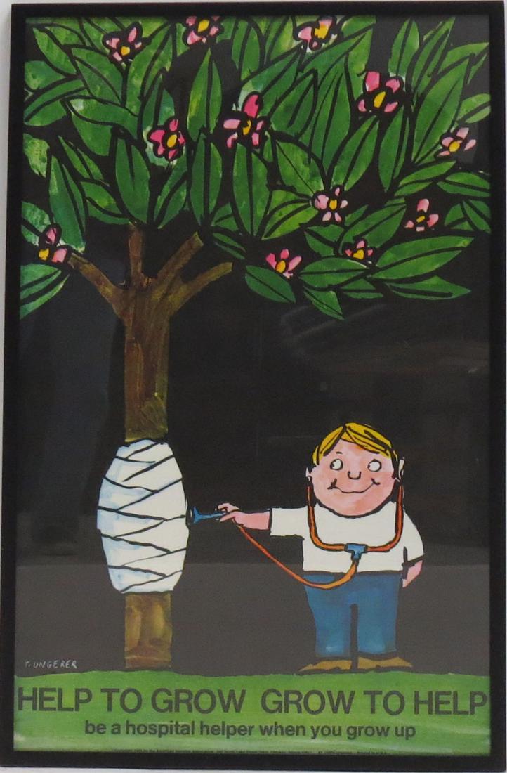 TOMI UNGERER (AMERICAN 1931-), LITHOGRAPHIC POSTER, (1 of 1)