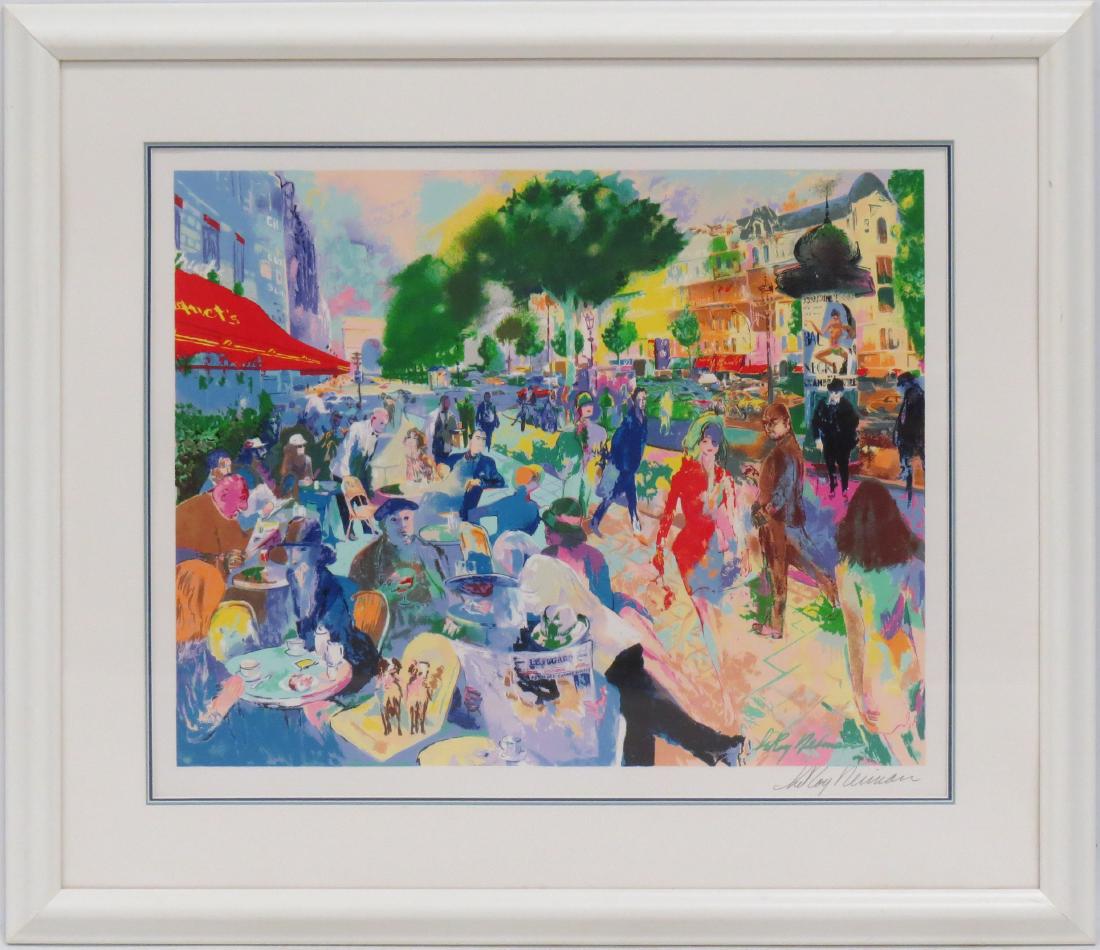 LEROY NIEMAN (AMERICAN 20TH CENTURY), LITHOGRAPH, PARIS (1 of 2)
