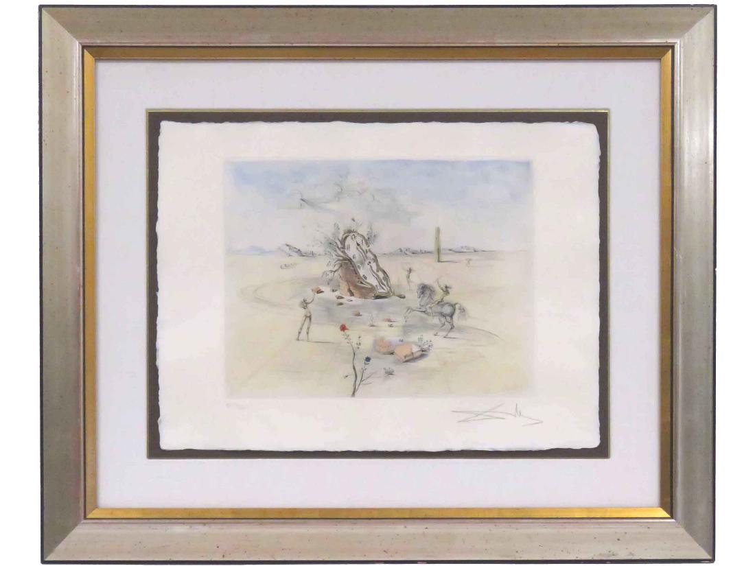 SALVADOR DALI (SPANISH/FRENCH 1904-1989), LITHOGRAPH, (1 of 2)