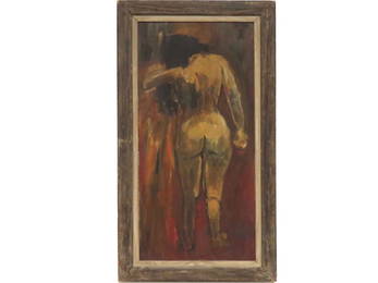 CHINESE AMERICAN SCHOOL (20TH CENTURY), OIL ON PANEL,