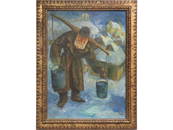 CHAIM GOLDBERG (POLISH/AMERICAN 1917-2004), OIL ON