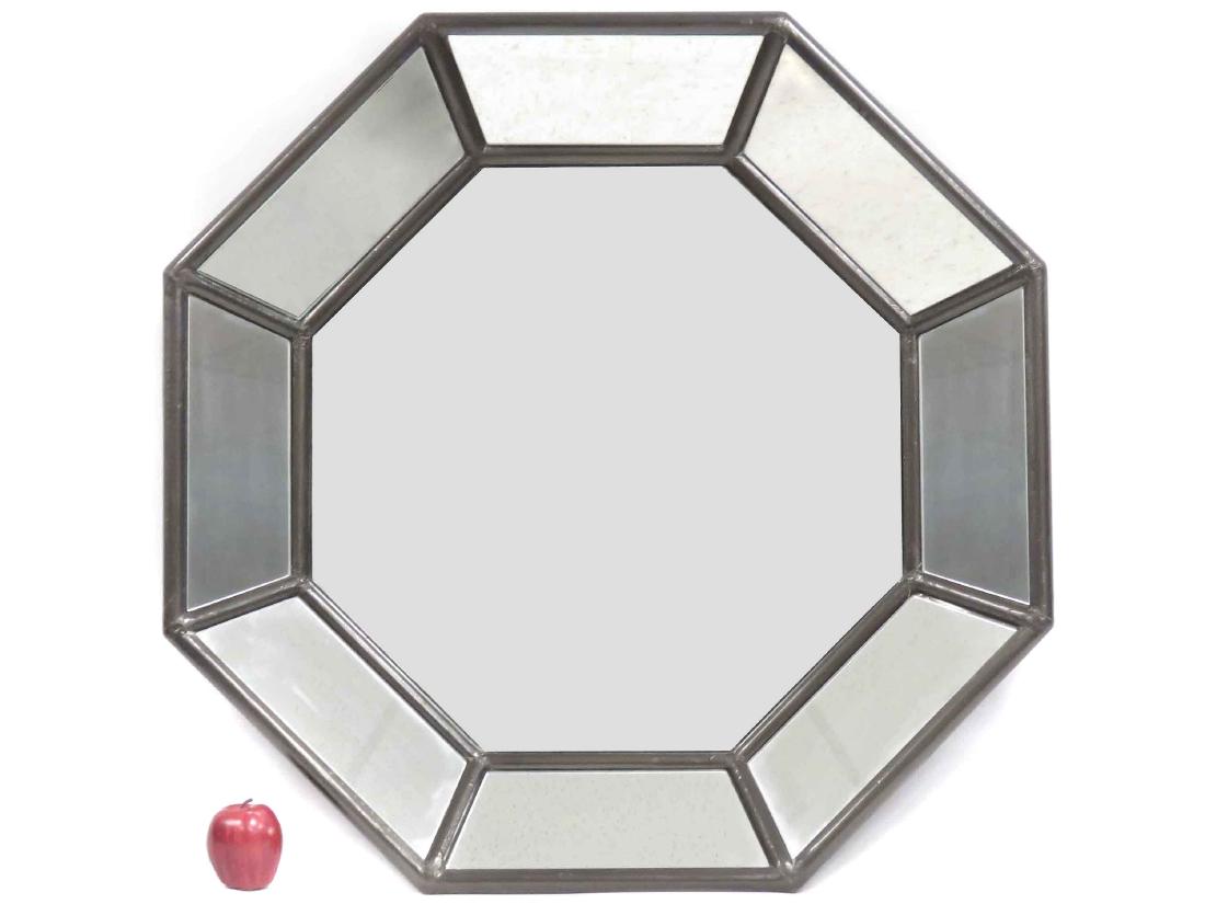 DESIGNER MODERN OCTAGONAL MIRROR. DIAMETER 36"