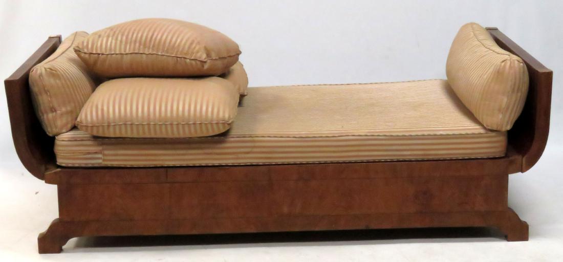 BIEDERMEIER DAY BED. HEIGHT 27"; LENGTH 75": BIEDERMEIER DAY BED. HEIGHT 27"; LENGTH 75"