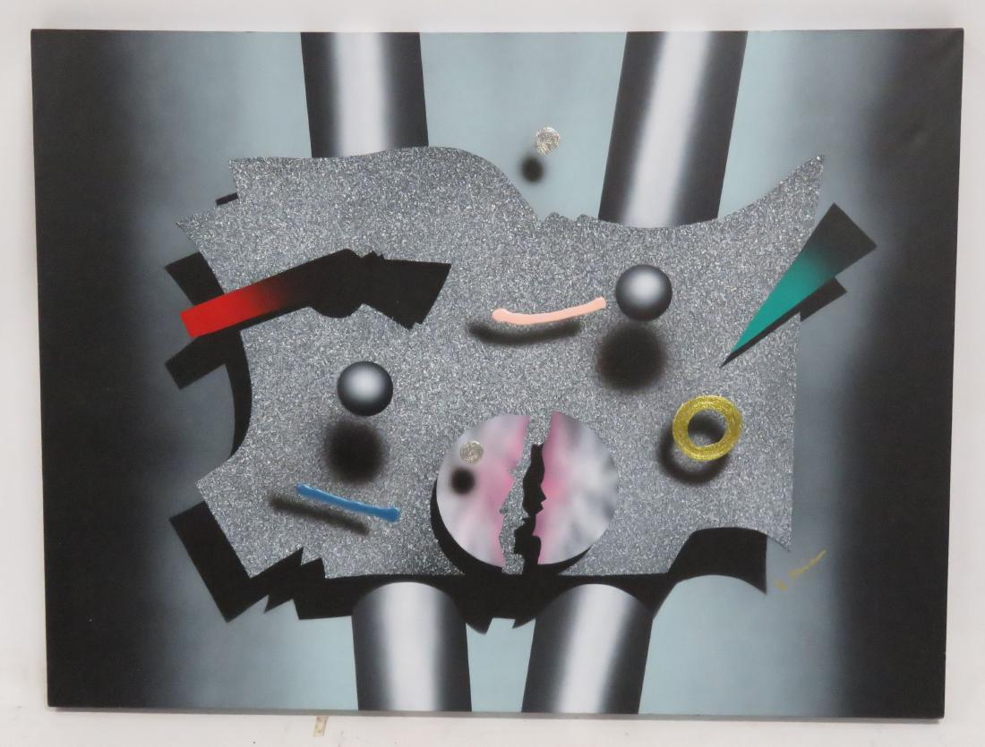 AMERICAN SCHOOL (20TH CENTURY), OIL & ACRYLIC ON (1 of 1)