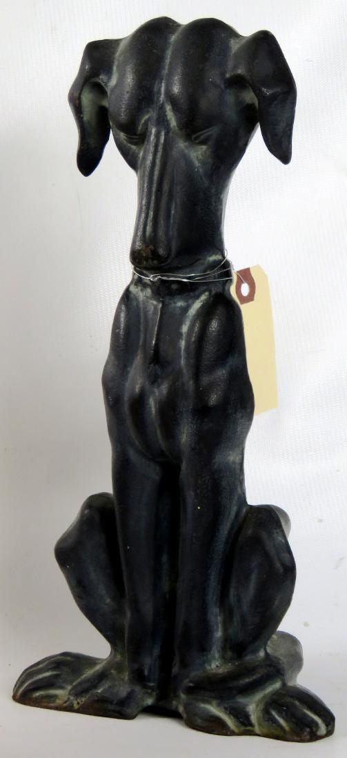 CAST IRON PATINATED HOUND DOG DOOR STOP 1815. HEIGHT Mar 07, 2019