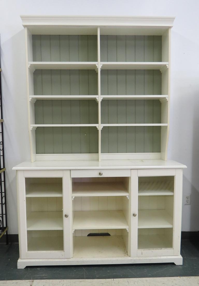 WHITE PAINTED DISPLAY HEIGHT 84"; WIDTH