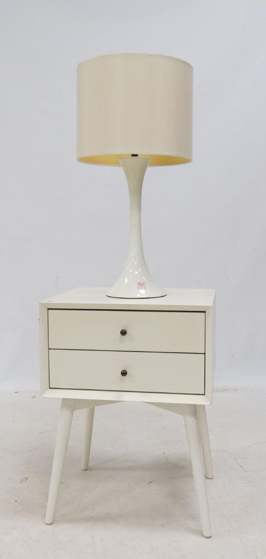 LOT (2) DESIGNER MODERN INCLUDING WEST ELM PAINTED (1 of 2)