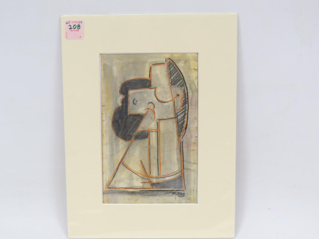 ROMANIAN SCHOOL (20TH CENTURY), GRAPHITE & CONTE CRAYON (1 of 3)