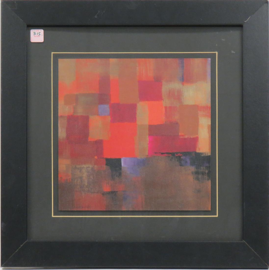 LOT (3) VINTAGE 1970'S ARTWORK INCLUDING METAL WALL (1 of 3)