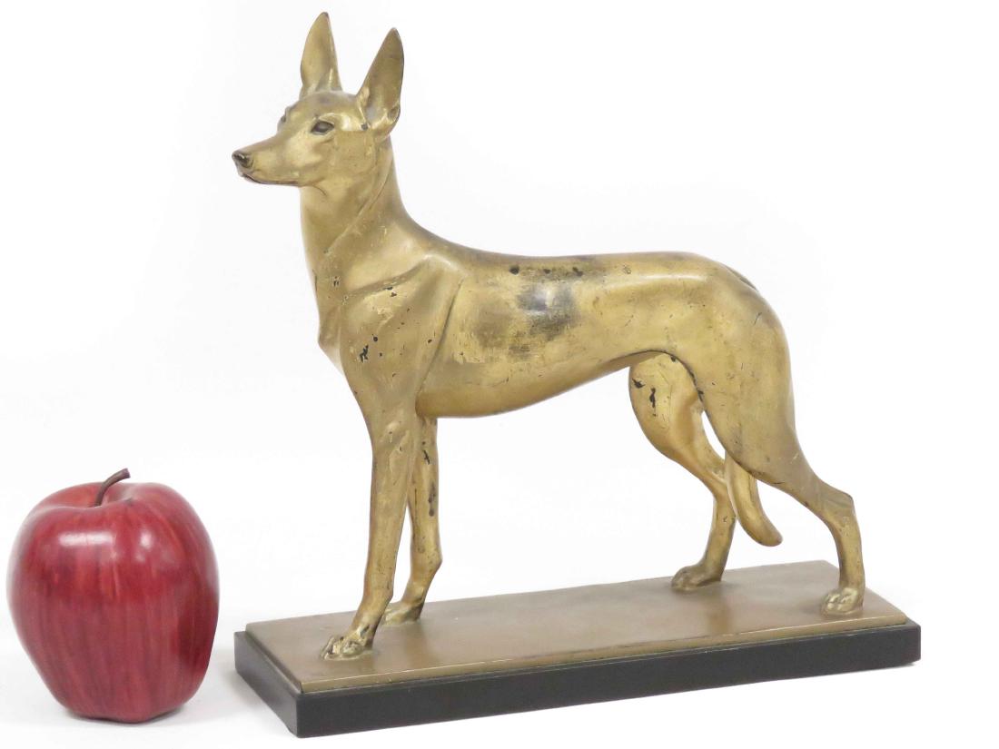 WHEELER WILLIAMS (AMERICAN 1897-1972), GILT BRONZE,: WHEELER WILLIAMS (AMERICAN 1897-1972), GILT BRONZE, "MIRKA", SIGNED & TITLED "PARIS 1925". HEIGHT 10"; LENGTH 10"