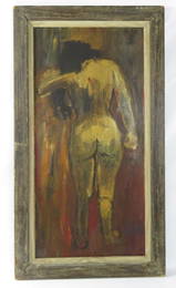 CHINESE AMERICAN SCHOOL (20TH CENTURY), OIL ON PANEL,