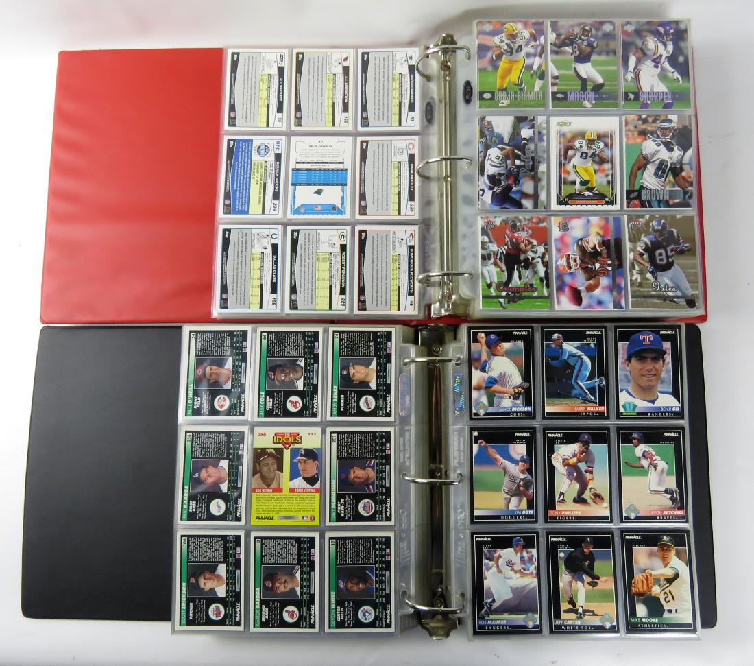 LOT (6) ALBUMS ASSORTED BASEBALL, FOOTBALL, BASKETBALL (1 of 3)