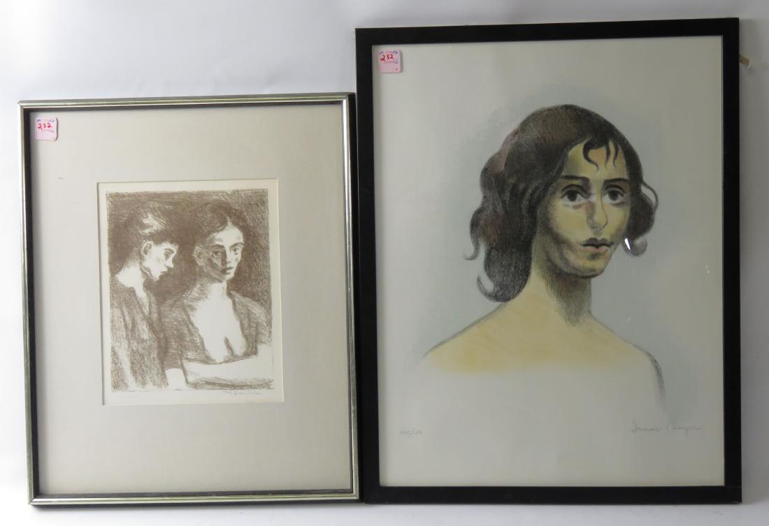 LOT (2) INCLUDING ISAAC SOYER (RUSSIAN/AMERICAN (1 of 1)