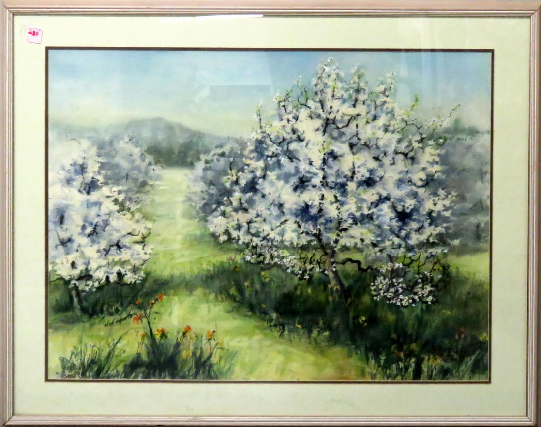 ELLEN ESPOSITO (AMERICAN 20TH CENTURY), WATERCOLOR, (1 of 1)