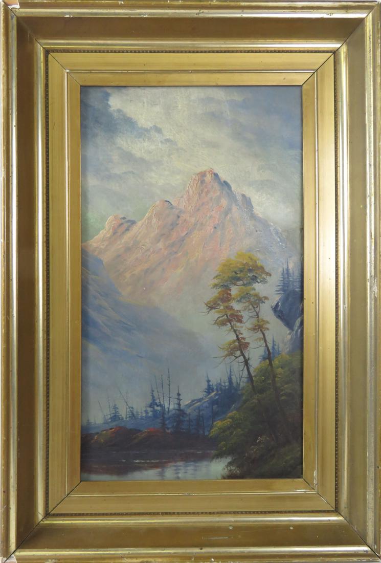AMERICAN SCHOOL (19/20 CENTURY), OIL ON ARTIST BOARD, (1 of 1)