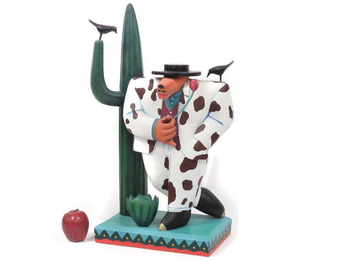 Markus Pierson (american 1961 ), Carved & Polychrome