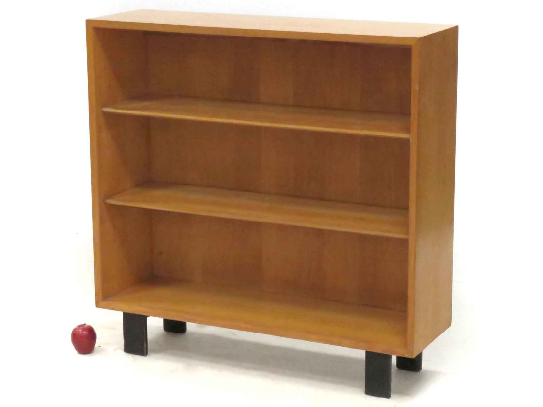 GEORGE NELSON FOR HERMAN MILLER, ZEELAND MICHIGAN: GEORGE NELSON FOR HERMAN MILLER, ZEELAND MICHIGAN BOOKCASE, MOD 4630. HEIGHT 40"; WIDTH 40"
