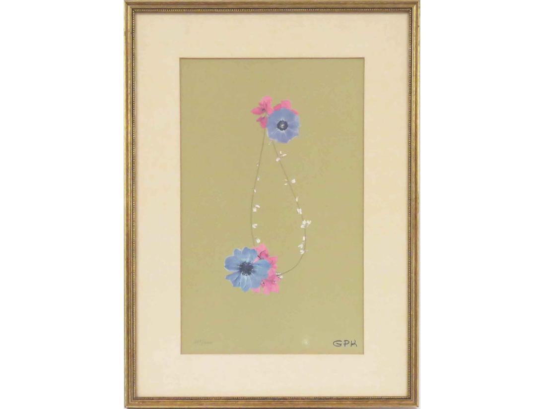 HER SERENE HIGHNESS PRINCESS GRACE OF MONACO: HER SERENE HIGHNESS PRINCESS GRACE OF MONACO (1929-1982) MIXED MEDIA (LITHOGRAPH, SILK SCREEN, HAND EMBOSSING) "NEW AND RENEWABLE SOURCES OF ENERGY" FOR THE WORLD FEDERATION OF UNITED NATIONS ASSOCIAT