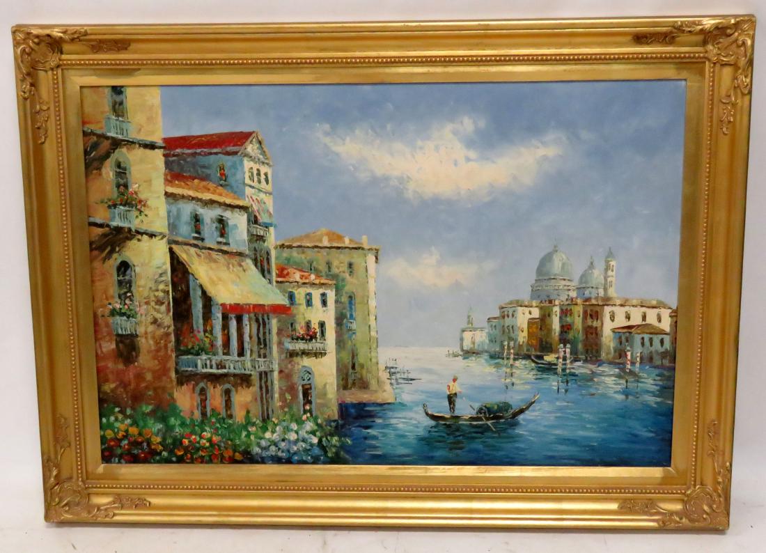 CONTINENTAL SCHOOL (20TH CENTURY), OIL ON CANVAS, VIEW (1 of 1)