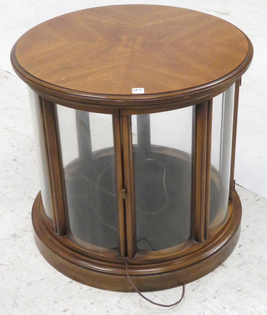 REGENCY STYLE ILLUMINATED DISPLAY CABINET/TABLE. HEIGHT (1 of 1)
