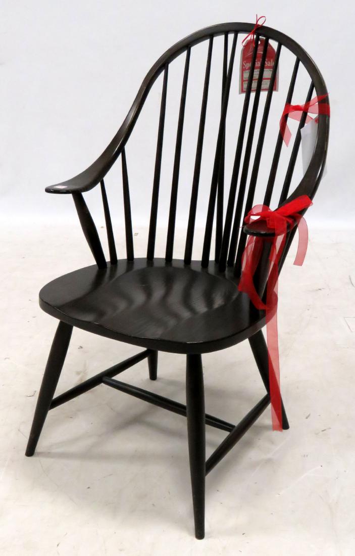 WINDSOR STYLE PAINTED CONTINUOUS ARMCHAIR (1 of 1)