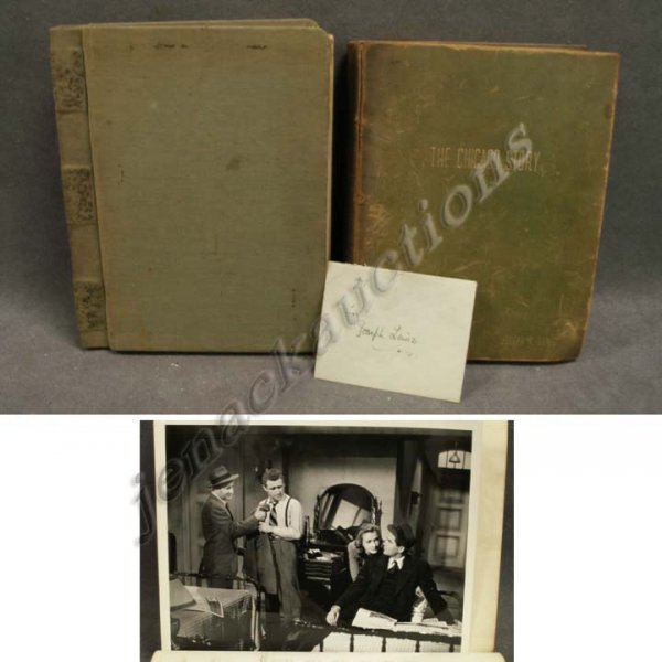 LOT (2) INCLUDING ORIGINAL SCRIPT WITH STILLS