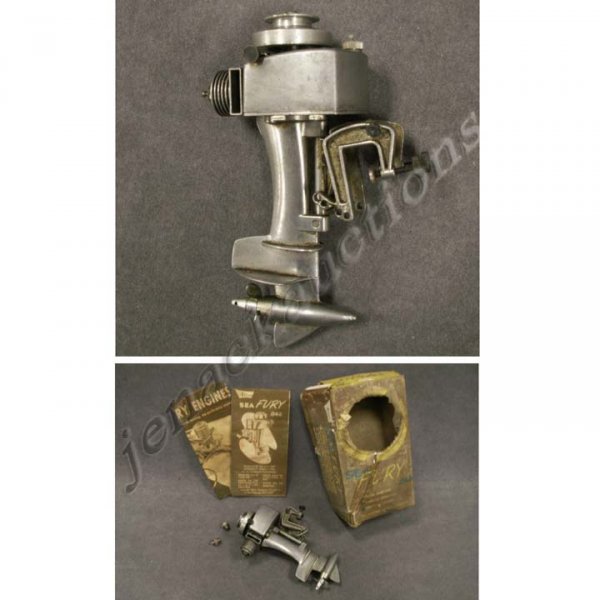 ALLYN'S "SEA FURY" MINIATURE OUTBOARD MOTOR, #049