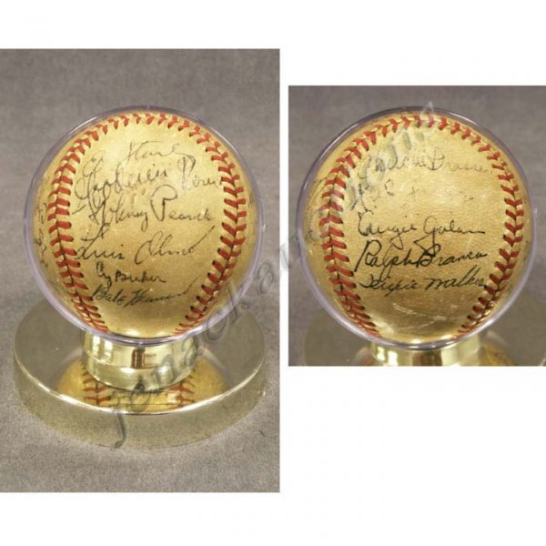 1945 BROOKLYN DODGERS AUTOGRAPHED BASEBALL